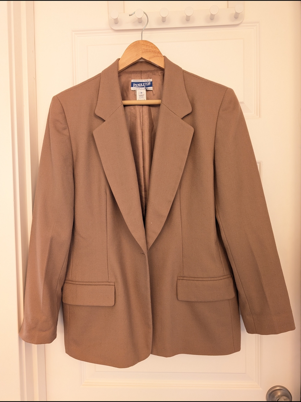 Vintage Pendleton Women's Camel Blazer Jacket